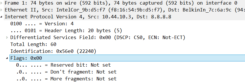 Ping test