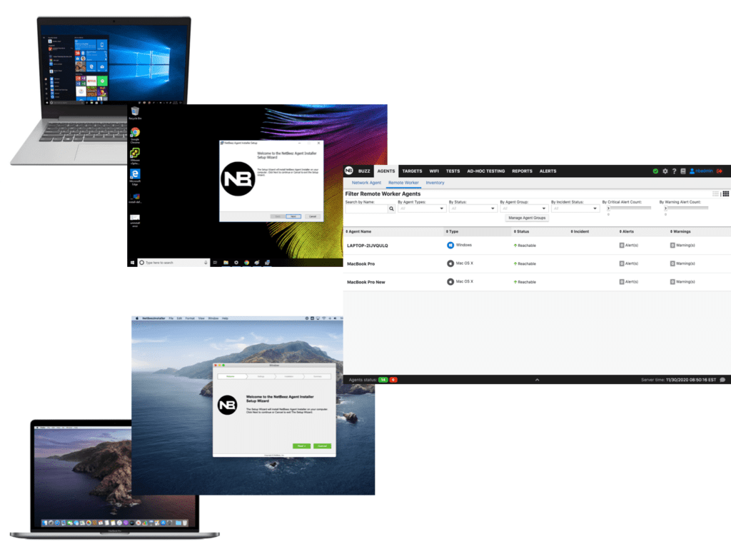 Test the NetBeez Remote Worker Agent